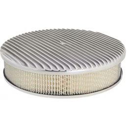 Round air filter 14" aluminum