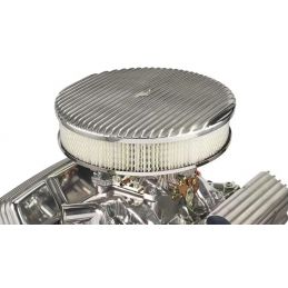 Runder Luftfilter 14" Aluminium