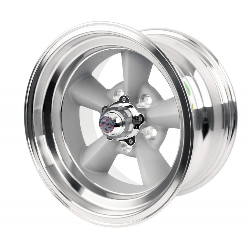 Juego de llantas Torque Thrust 15x7" silver star 64-73