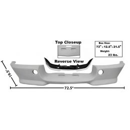 Eleanor GT500 front mask (2-piece) Dynacorn 67-68