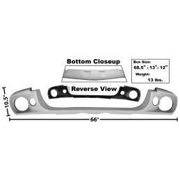 Maschera anteriore Eleanor GT500 (2 pezzi) Dynacorn 67-68