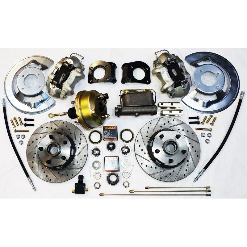 Kit di conversione dei freni a disco V8 64-66 Kit di conversione dei freni a disco V8 64-66