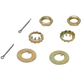Dispositivo di fissaggio cuscinetto ruota 70-73 / conversione Mustang II (coppia) 64-73