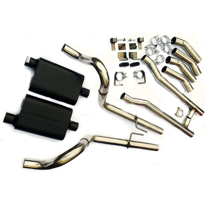 Impianto di scarico 2.5" in acciaio inox Flowmaster stile 64-70 Impianto di scarico 2.5" in acciaio inox Flowmaster stile 64-70