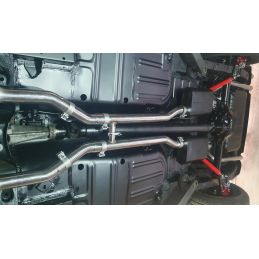 Exhaust system 2.5" stainless steel Flowmaster style 64-70