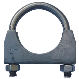Morsetto 2" Inox, universale per tubo di scarico