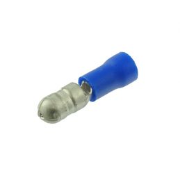 Round male connector for repairing electrical installations