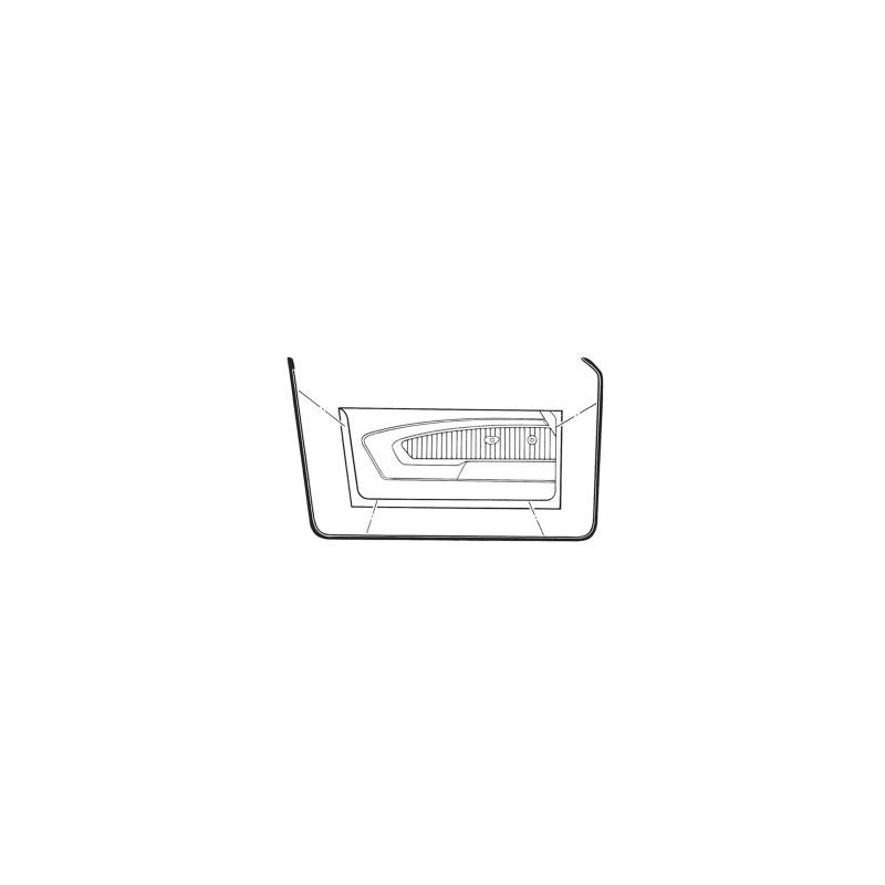 Door seals (set) 69-70 Door seals (set) 69-70