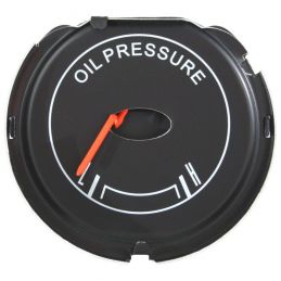 Oil pressure gauge on meter 68