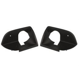 Shell door handle Deluxe black (pair) 71-73