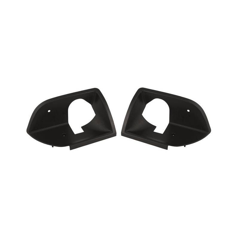 Shell door handle Deluxe black (pair) 71-73