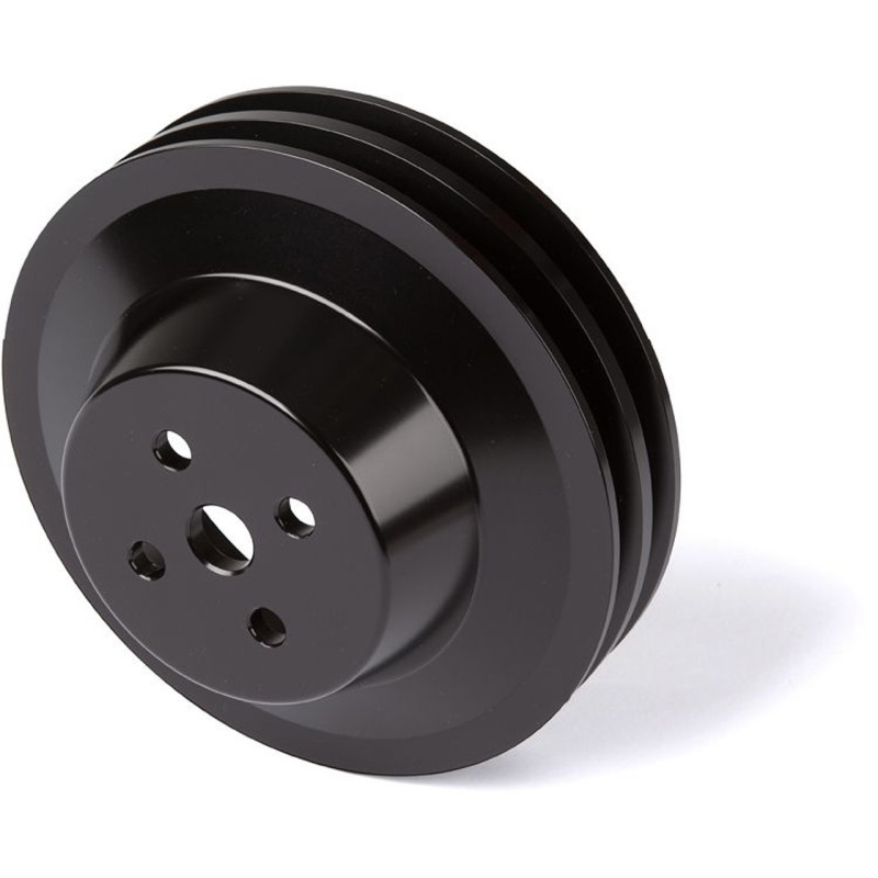 Water pump pulley, 2 groove, 390 427 428, black 67-73 Water pump pulley, 2 groove, 390 427 428, black 67-73