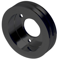Pulley, 2 groove lower, black, 390 427 428 FE 67-73
