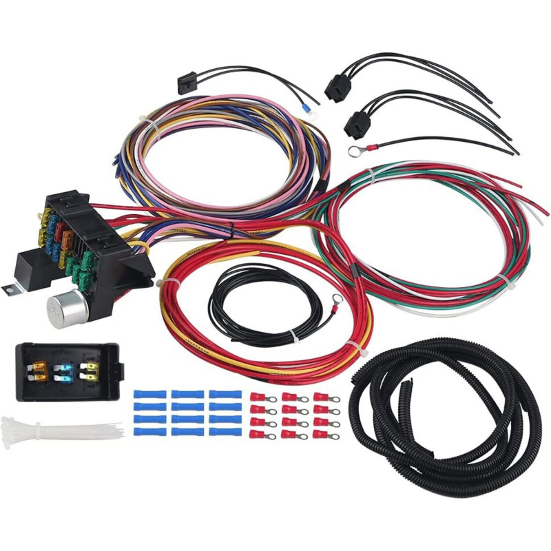 Universal electrical installation, 12 connections 64-73 Universal electrical installation, 12 connections 64-73