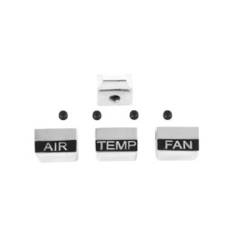 Boutons de commande du chauffage, climatisation 67