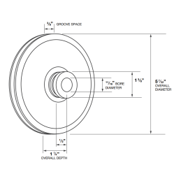 Bomba de servo de disco Ribe V8 5-7/32 "64-70