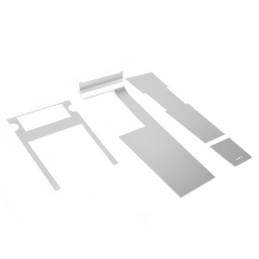 Consola decorativă centrală din aluminiu cutia de viteze 67