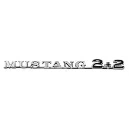 Emblema parafango Fastback Mustang 2+2 65-66