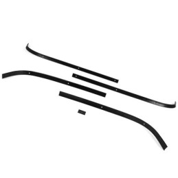 Paredes laterales de rayas decorativas dentro de Fastback 64-66