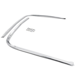 Embellecedor cromado detrás del techo plegable 68
