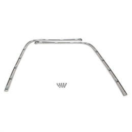 Chrome trim behind the folding roof 68