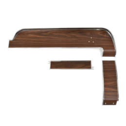 Plásticos de bañera de lujo, madera/ 3 piezas 68