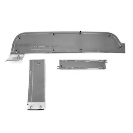 Deluxe cockpit plastics, wood/ 3 pieces 68