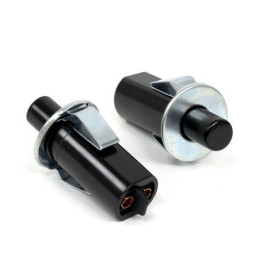 Interruttore di contatto con porte Czarny/Zink (coppia) 65-67