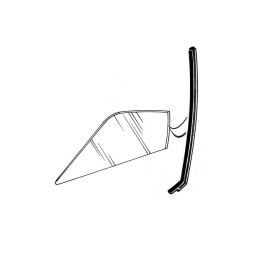 Junta cristal puerta vertical izquierda, 69 Coupe Cabrio