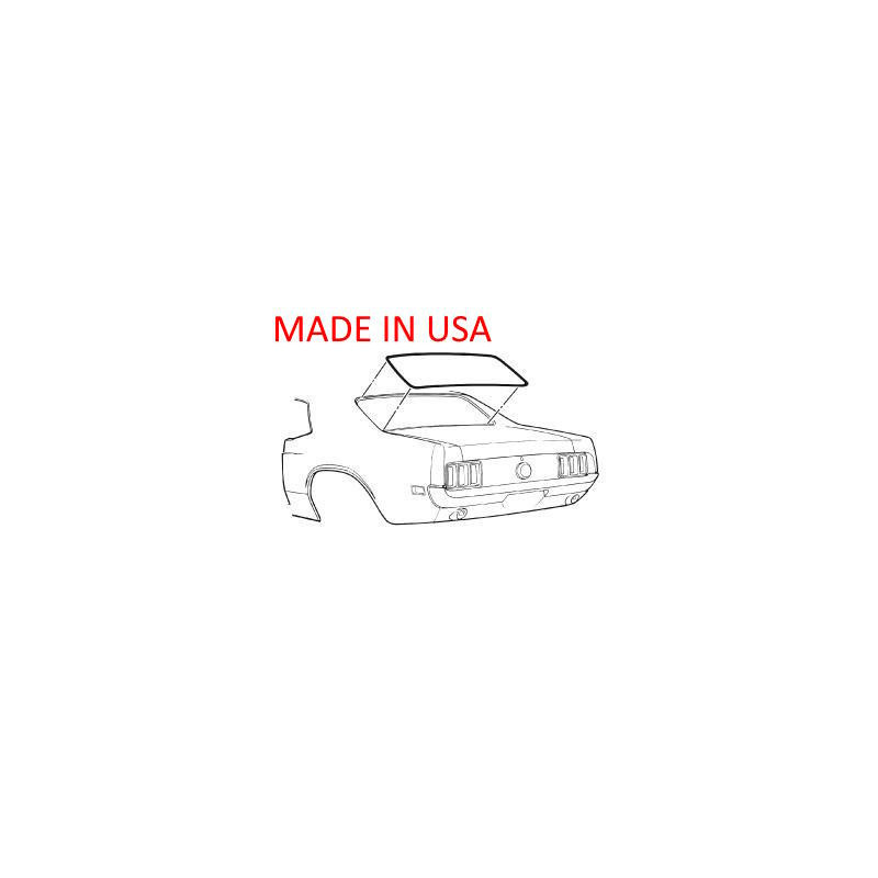 Rear window gasket, Coupe 69-70 Rear window gasket, Coupe 69-70
