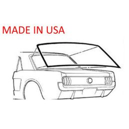 Kupé 64-68 tesnenie zadného okna, výroba USA