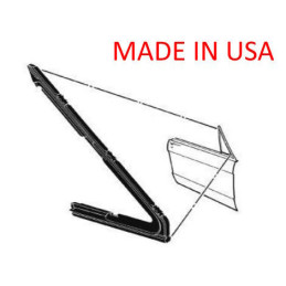 Junta parabrisas triangular, derecha, USA 64-66