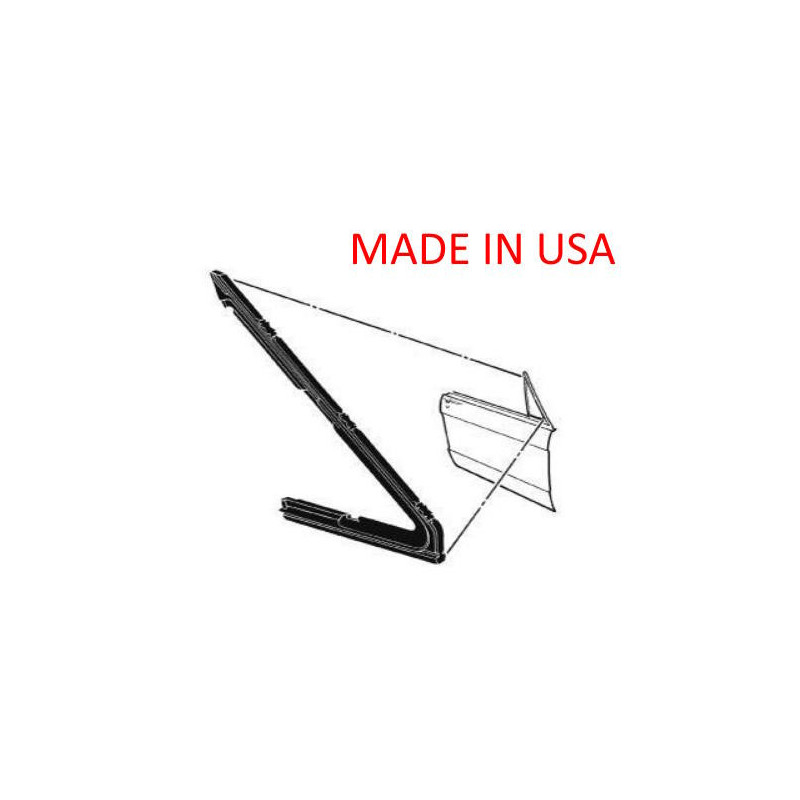 Junta parabrisas triangular, derecha, USA 64-66 Junta parabrisas triangular, derecha, USA 64-66