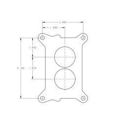 Holley Street Avenger 64-73 carburatore a 2 canne