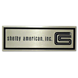 Emblema umbral de puerta Shelby (par) 65-66