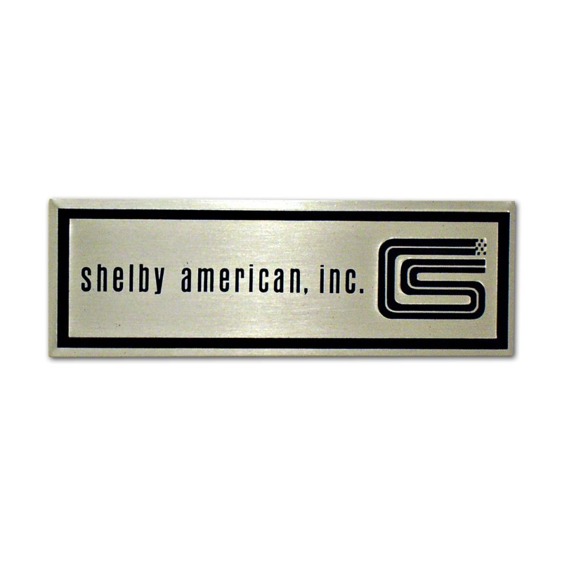 Emblem door sill Shelby (pair) 65-66