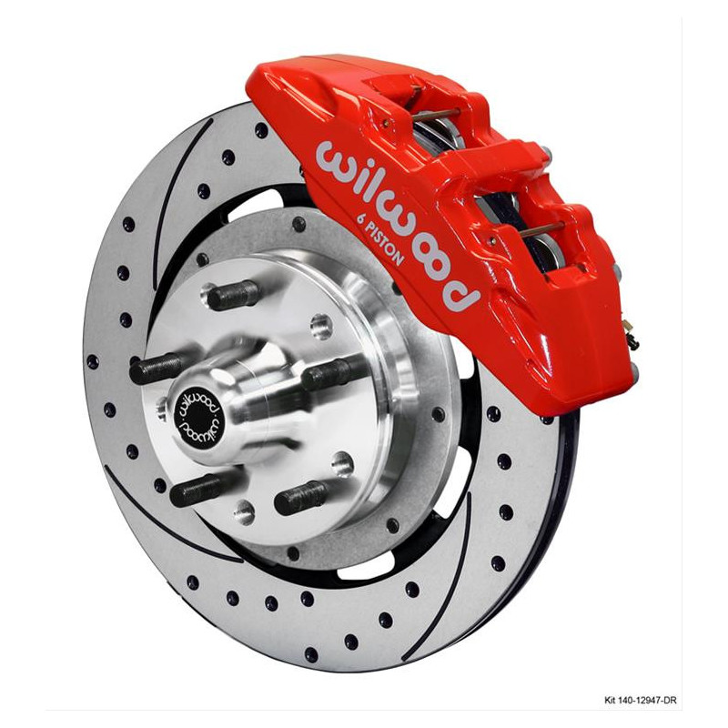 Conversion of brakes to disc brakes, 6-piston 65-69