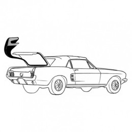 Tesnenie kufra Kupé a Cabrio 71-73 USA