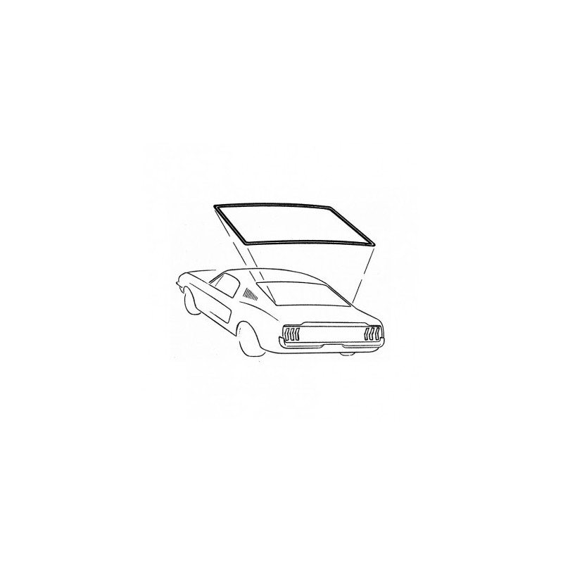 Poetry Window Coupe hecho en EE. UU. 71-73 Poetry Window Coupe hecho en EE. UU. 71-73