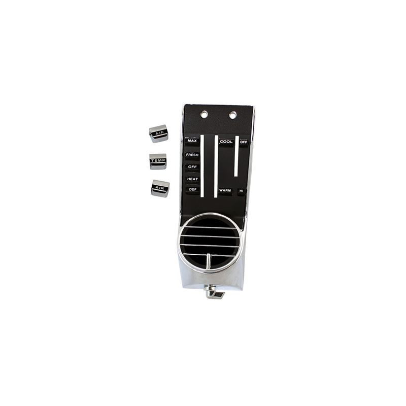Left A/ C blowout grille, black 67 Left A/ C blowout grille, black 67
