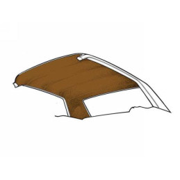Couleur de la garniture de tête : selle, Fastback 65-68