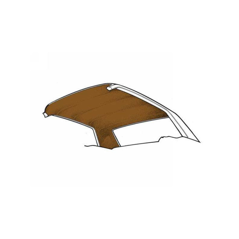 Color del techo interior: silla de montar, Fastback 65-68 Color del techo interior: silla de montar, Fastback 65-68