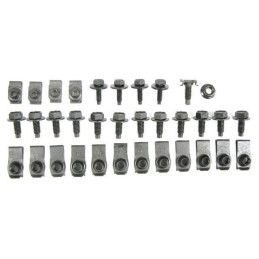 Foaia de fixare a materialului de fixare în partea de jos și sub 64-66