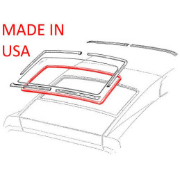 Guarnizione del lunotto posteriore - Produzione USA, Fastback 71-73