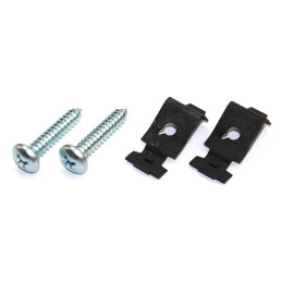 Arm Rest Retaining Clips w. Screws 64-66