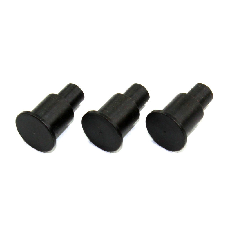 Rivets du rail de guidage de la vitre latérale 3pcs 67-68 Rivets du rail de guidage de la vitre latérale 3pcs 67-68