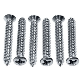 Top Windshield Screw Coupe/Fastback (6) 69-70