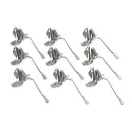 Trunk Lid Molding Clips Fastback (9) 67-68