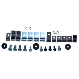 Gas & Brake Line Clip Kit V8 1piece fuel line (28) 67