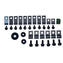 Gas & Brake Line Clip Kit V8 disc/drum Coupe (34) 68